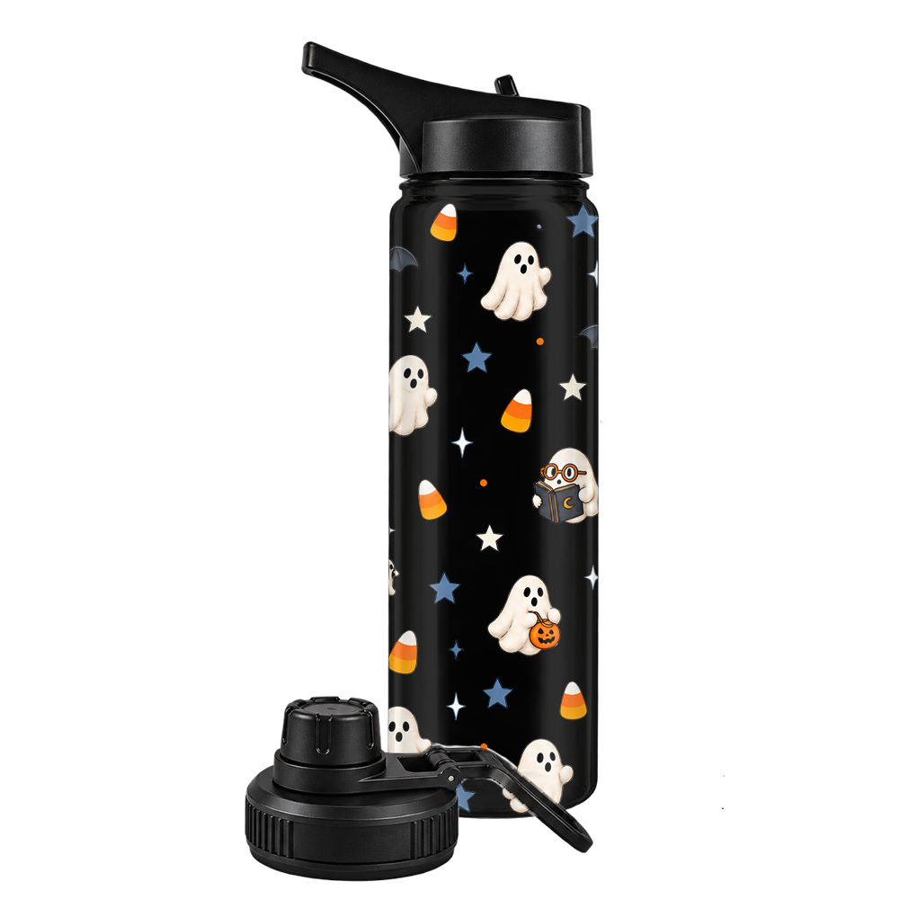 Spooky Dual-Lid Water Bottle