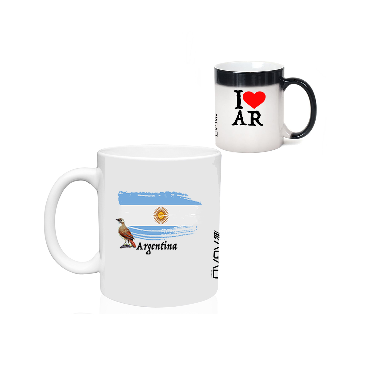 AGAD Turista (Country National Animal & Flag) Color Changing Ceramic Mug