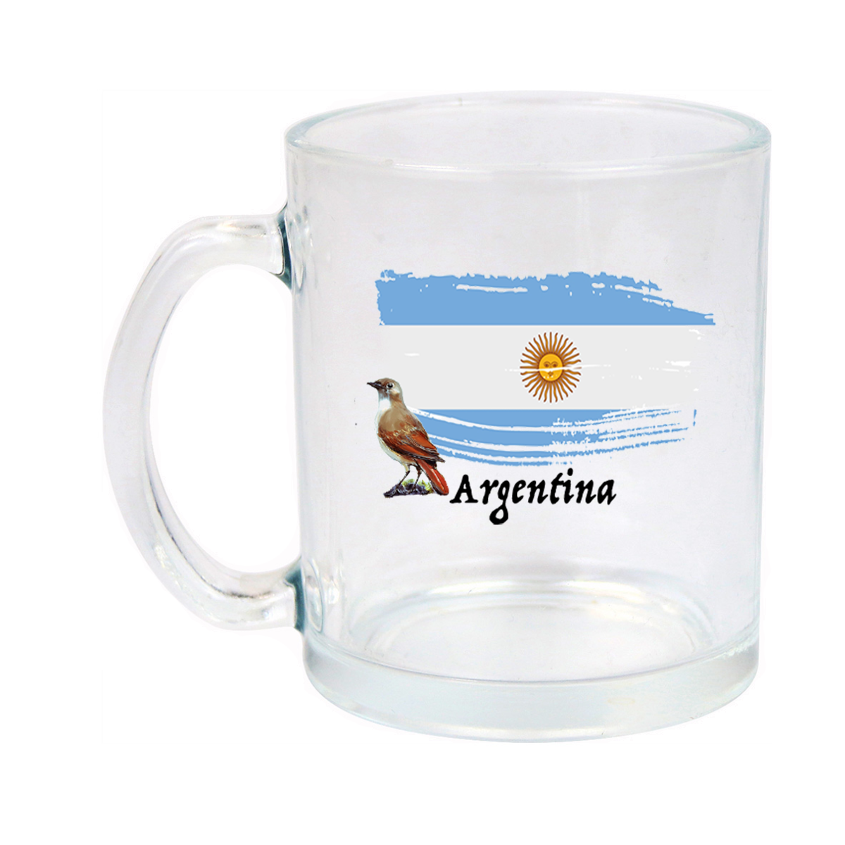 I Love Argentina Glass Mug 11oz