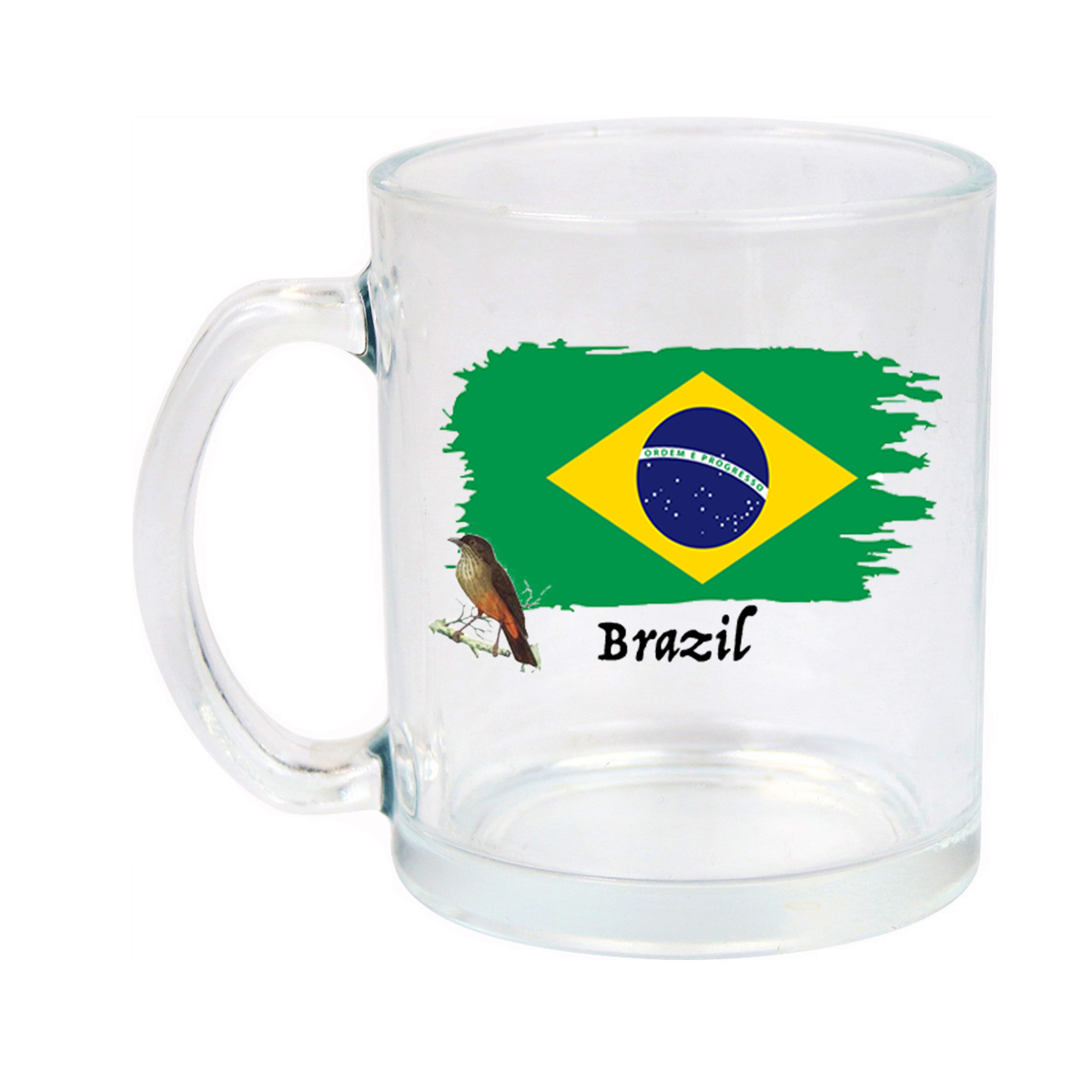 AGAD Turista (I Love Brazil Glass Mug)