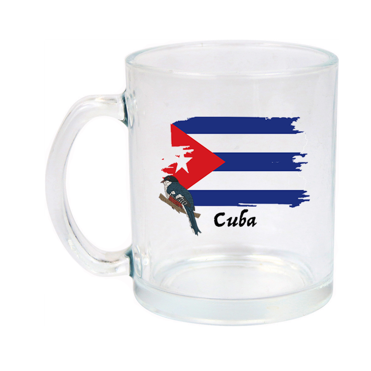 I Love Cuba Glass Mug 11oz