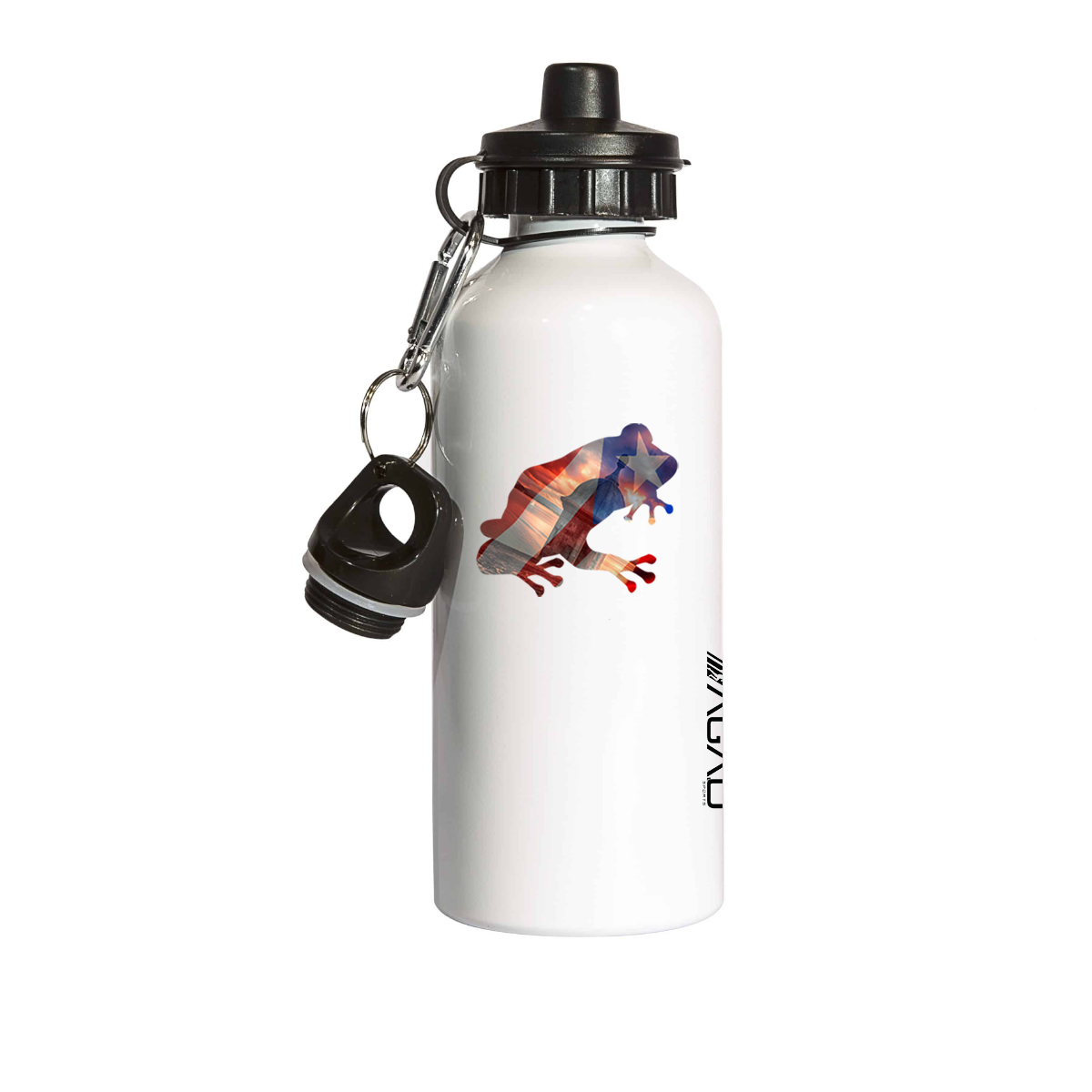 AGAD Puerto Rico (Nostalgia) 20oz Dual-Lid Aluminum Water Bottle