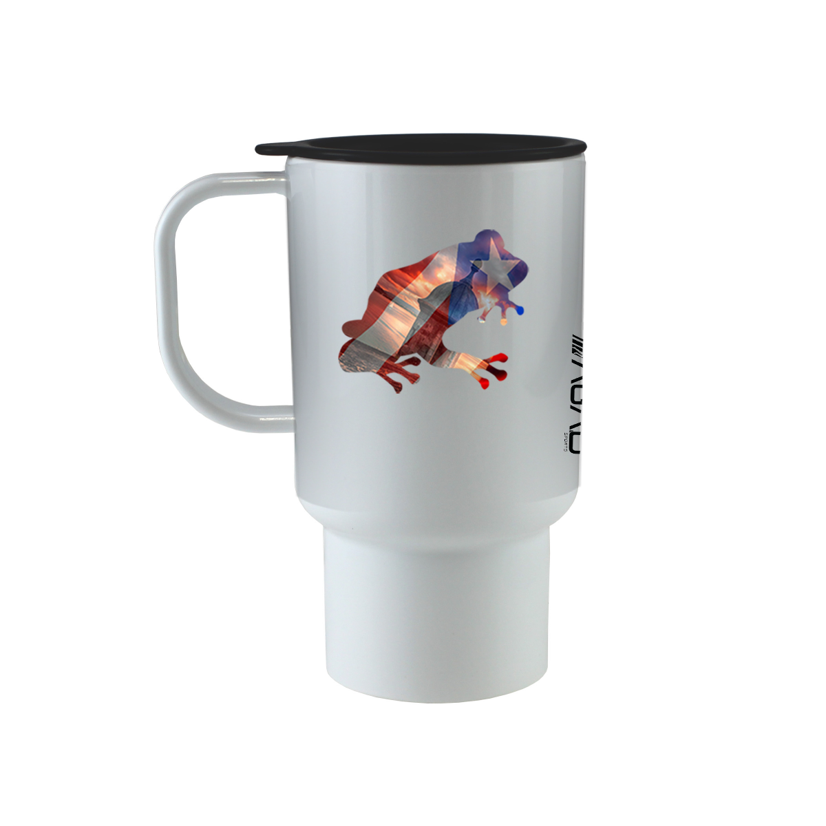 AGAD Puerto Rico (Nostalgia) Taza de viaje de plástico de 15 oz