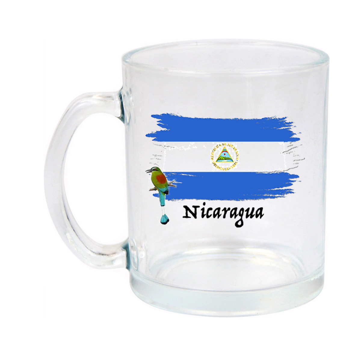 AGAD Turista (I Love Nicaragua Glass Mug)