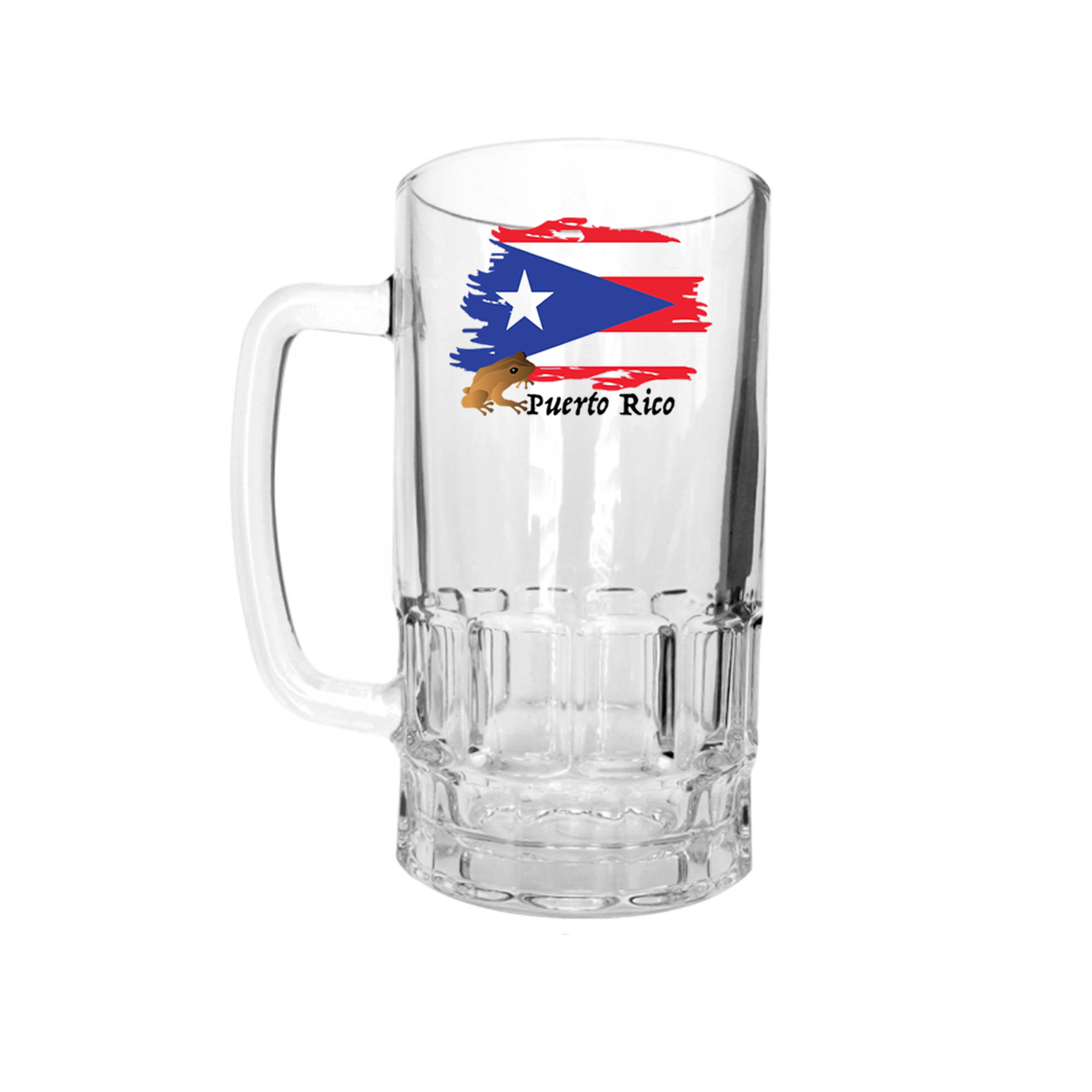 AGAD Turista (I Love Puerto Rico Glass Beer Stein)