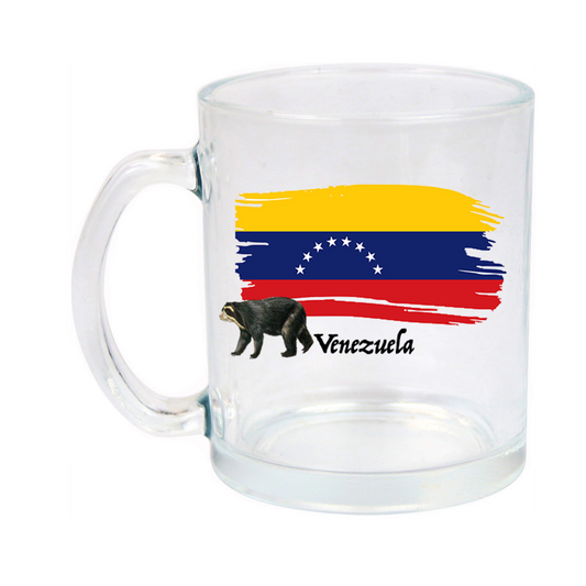 I Love Venezuela Glass Mug 11oz