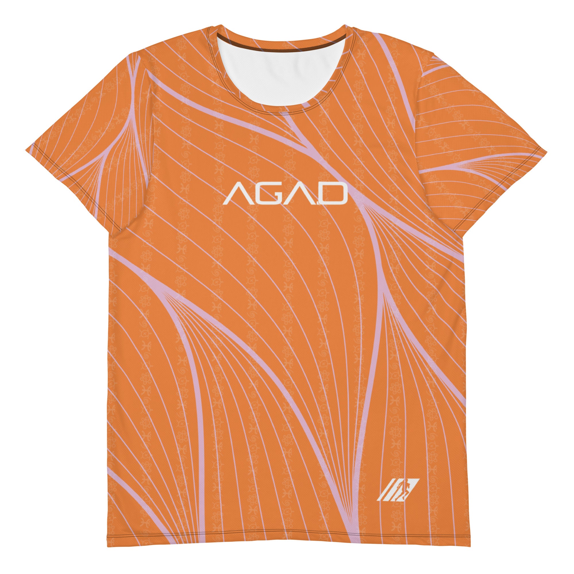 AGAD Tribal Men's Short Sleeve (Vibrant Orange)