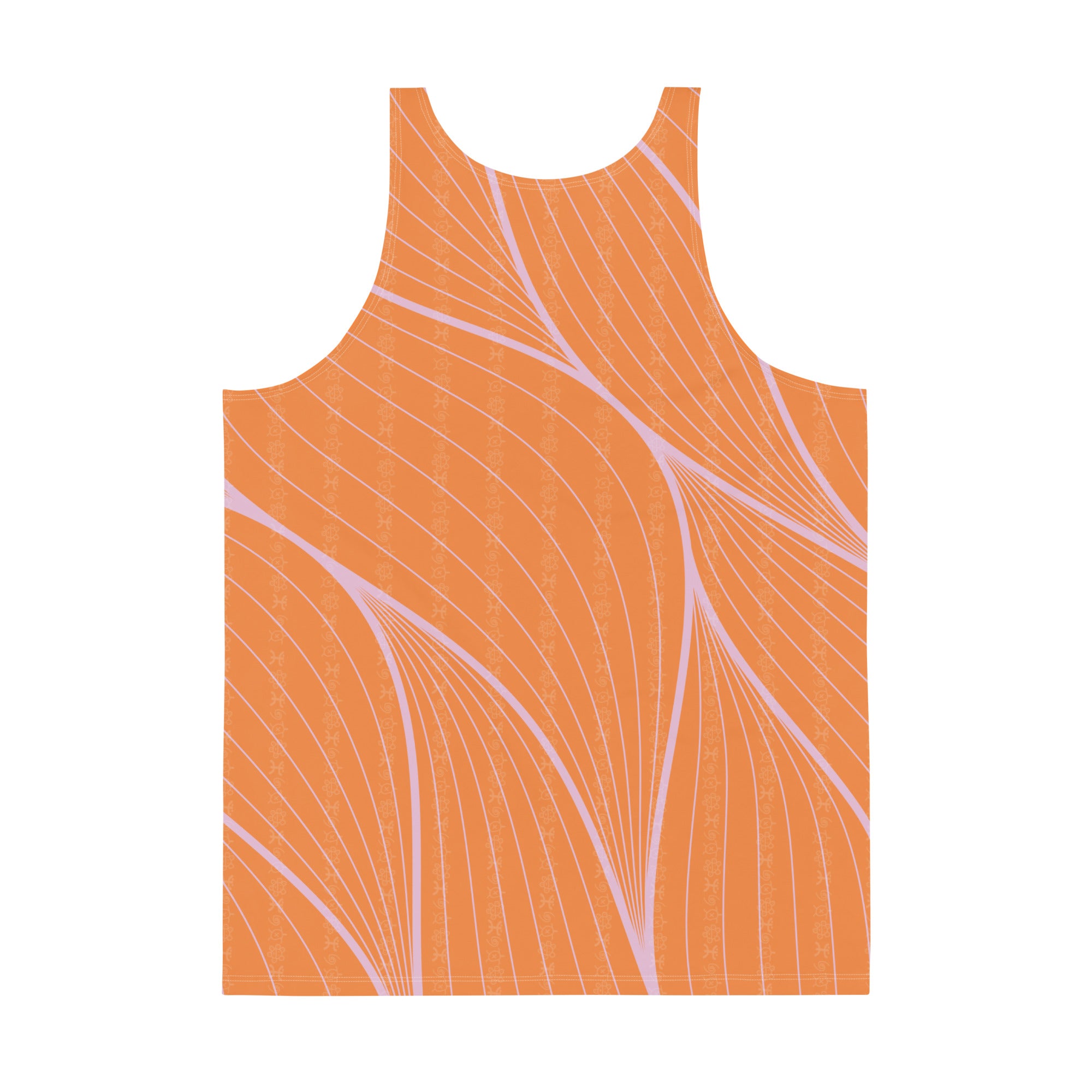 AGAD Tribal Men's Dri-Fit Tank (Vibrant Orange)