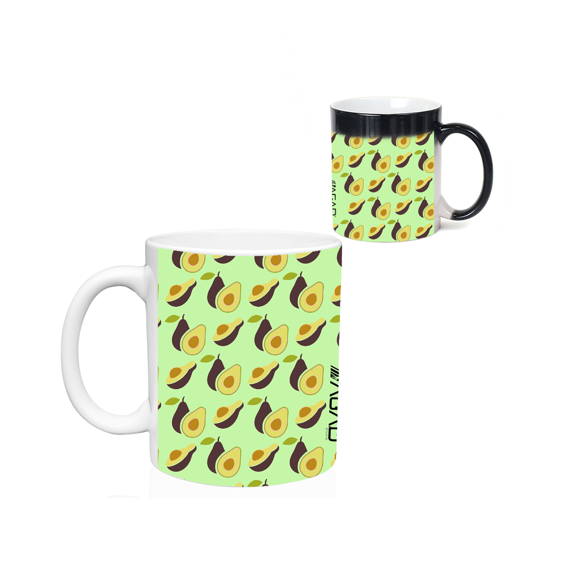 Taza de cerámica que cambia de color AGAD Frutas de 11 oz