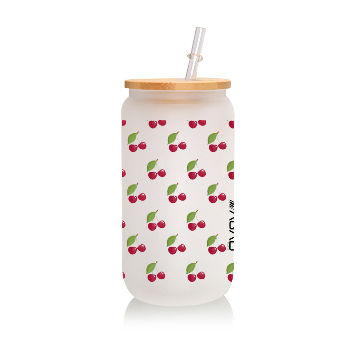 AGAD Frutas 16oz Frosted Glass Cup