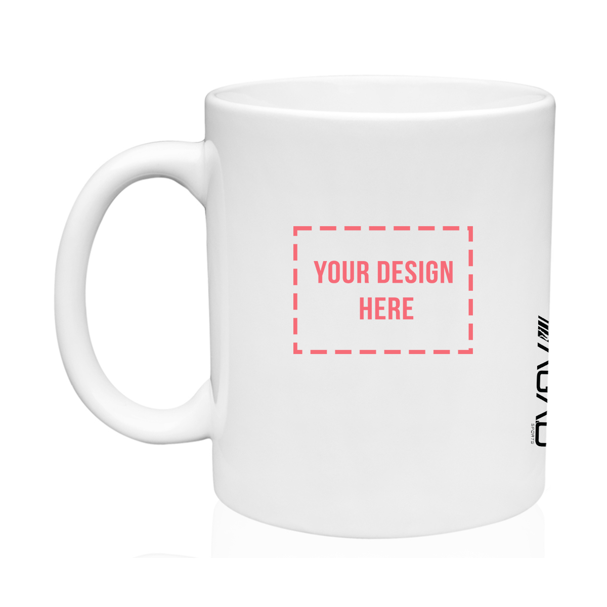 Taza de cerámica personalizada de 11 oz de AGAD Sports