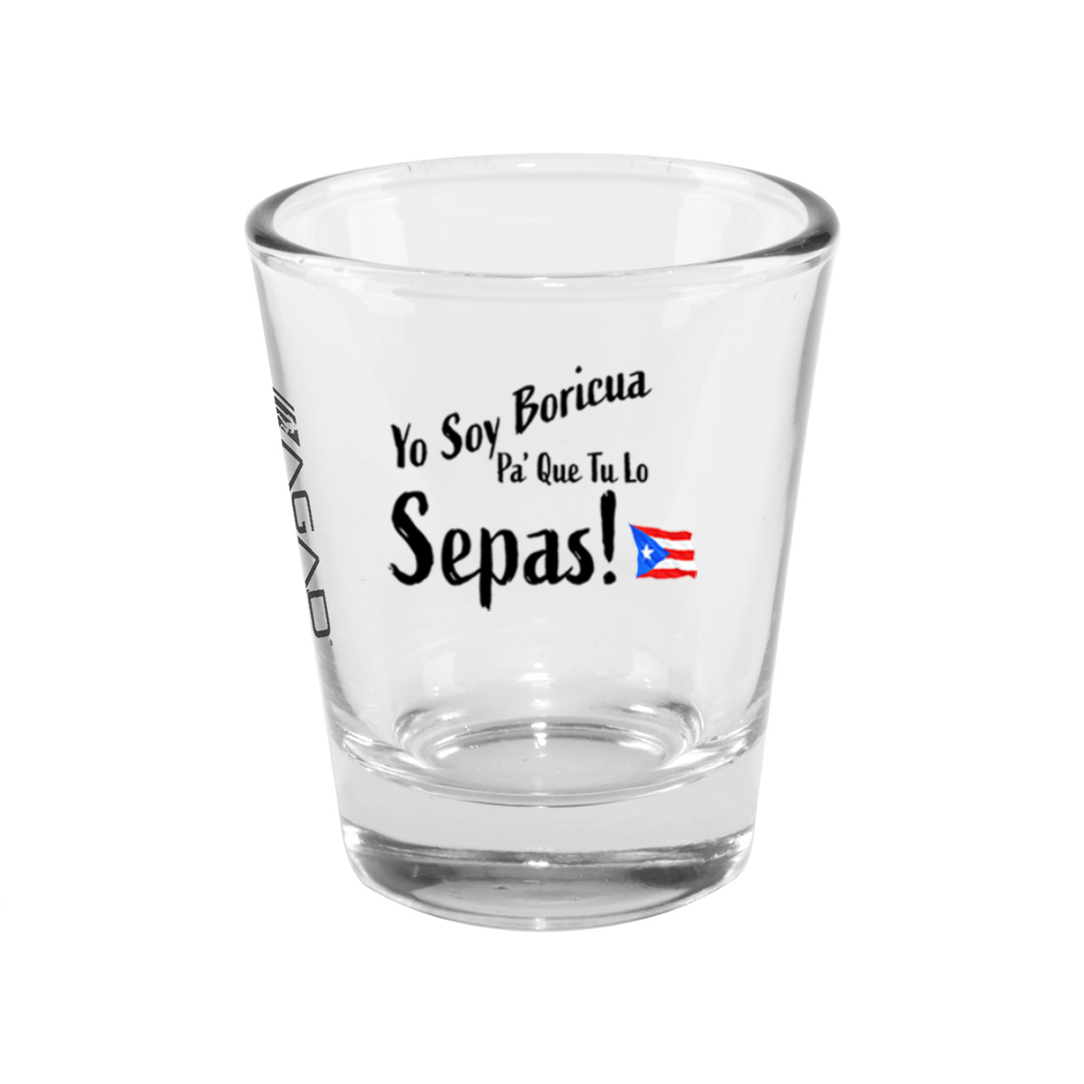 AGAD Puerto Rico (Nostalgia) 1.5oz Clear Shot Glass