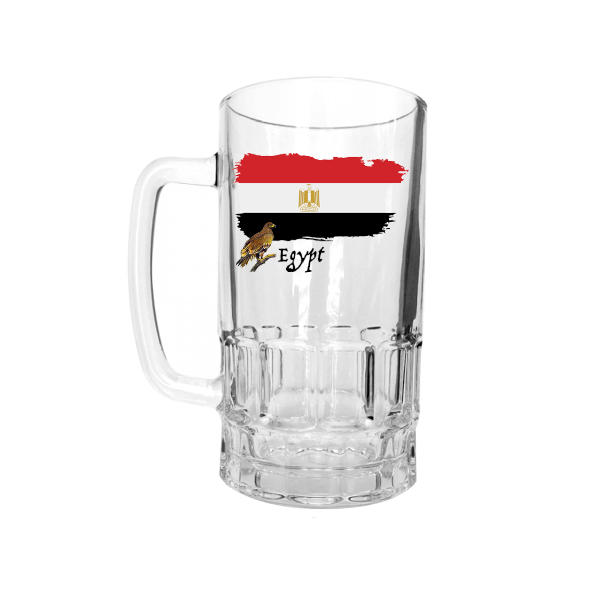 AGAD Turista (I Love Egypt Glass Beer Stein)