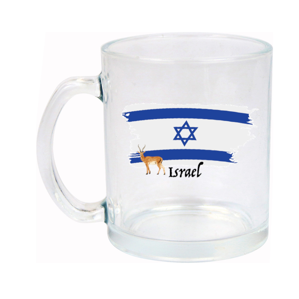 AGAD Turista (I Love Israel Glass Mug)