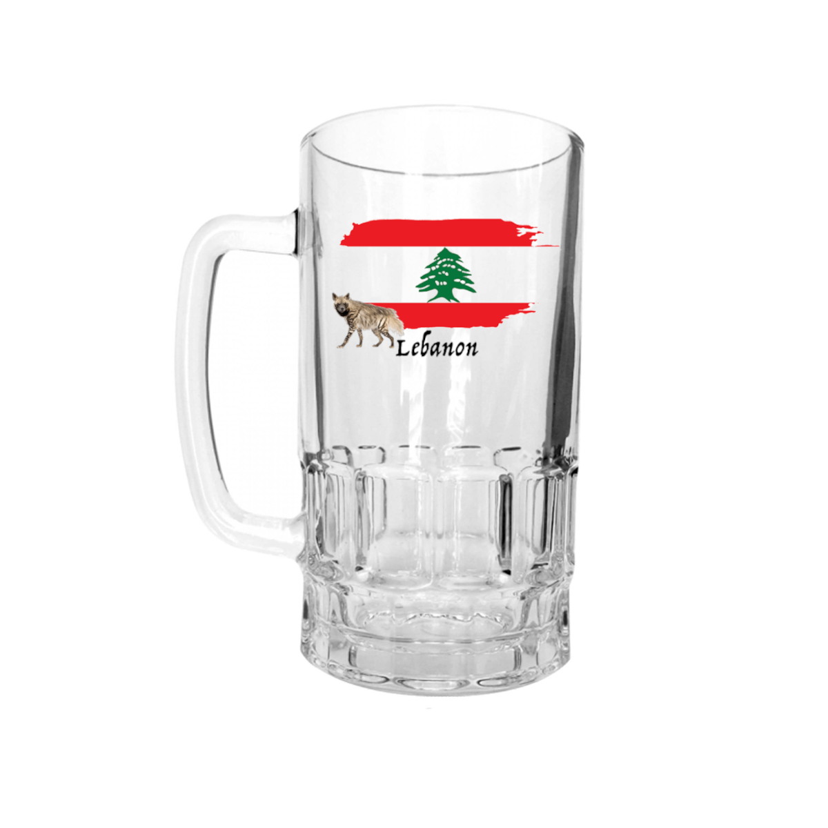 AGAD Turista (I Love Lebanon Glass Beer Stein)