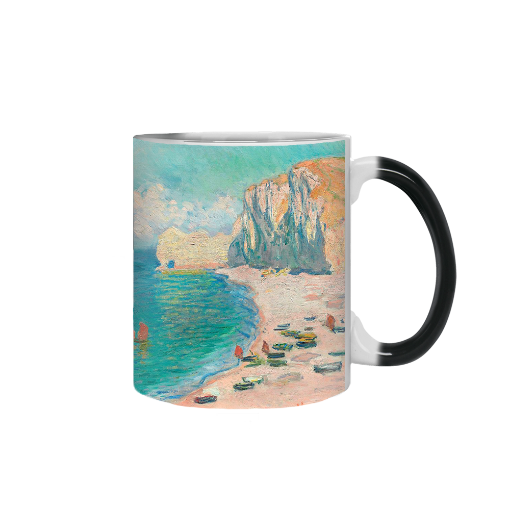 The Beach and the Falaise d'Amont Color Changing Mug 11oz