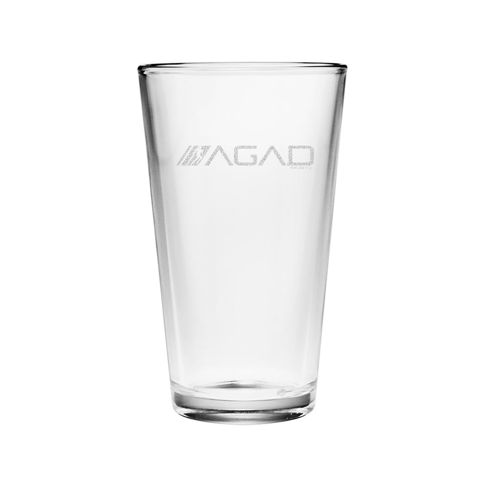 AGAD Sports Essential 16oz Pint Glass
