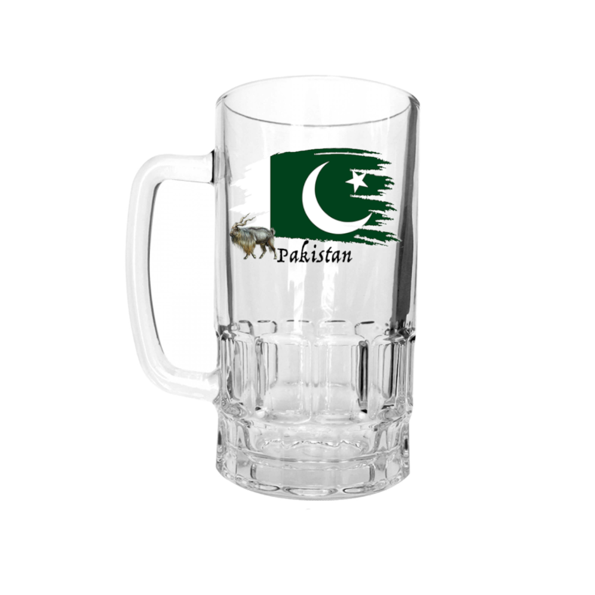 AGAD Turista (I Love Pakistan Glass Beer Stein)