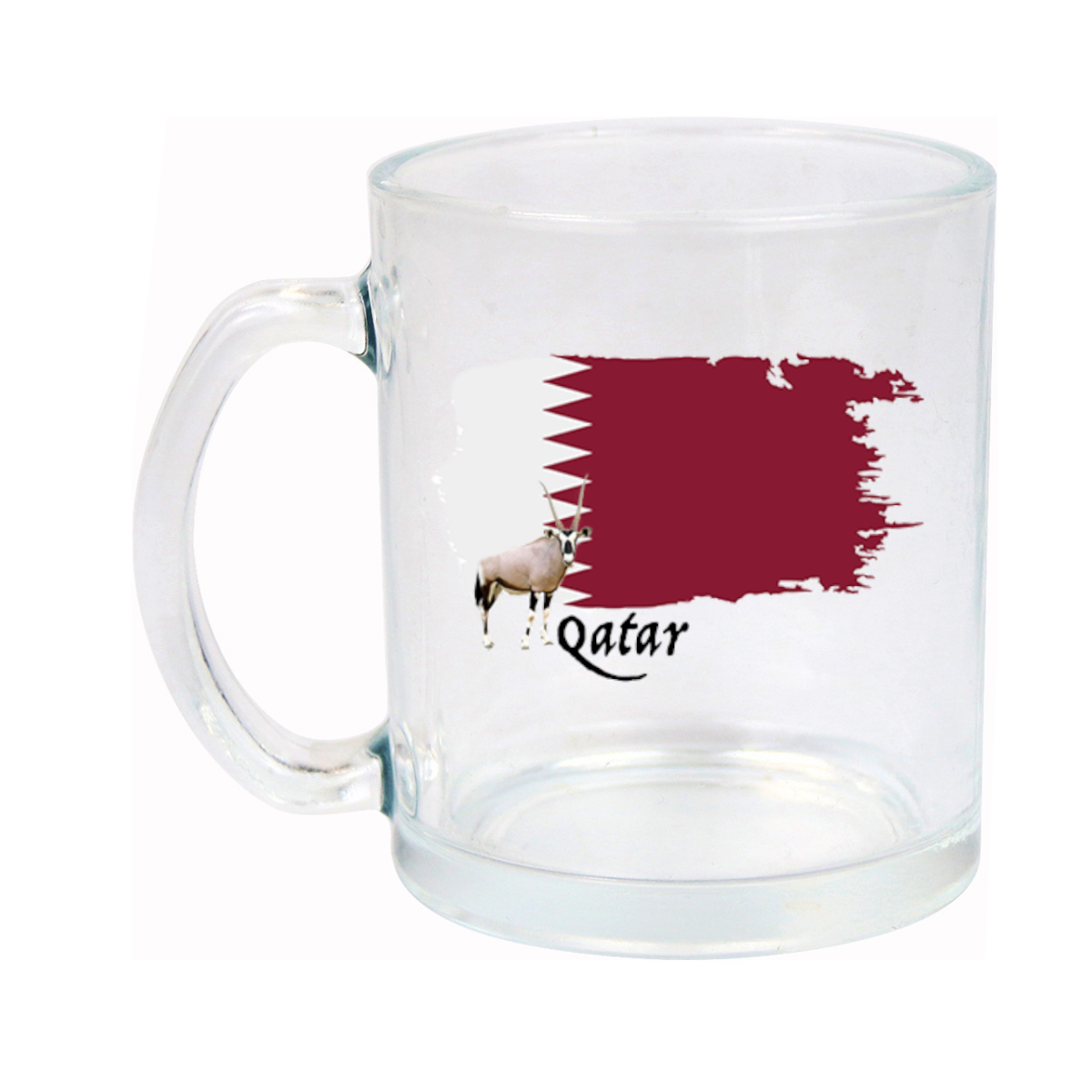 AGAD Turista (I Love Qatar Glass Mug)