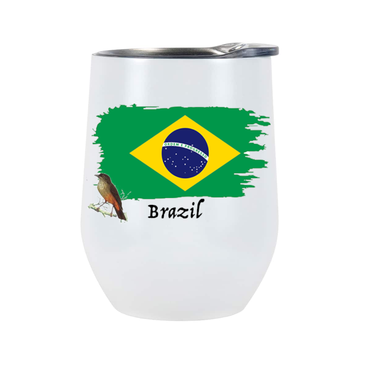AGAD Turista (I Love Brazil Wine Tumbler)