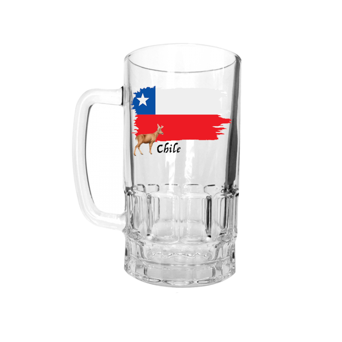 AGAD Turista (I Love Chile Glass Beer Stein)