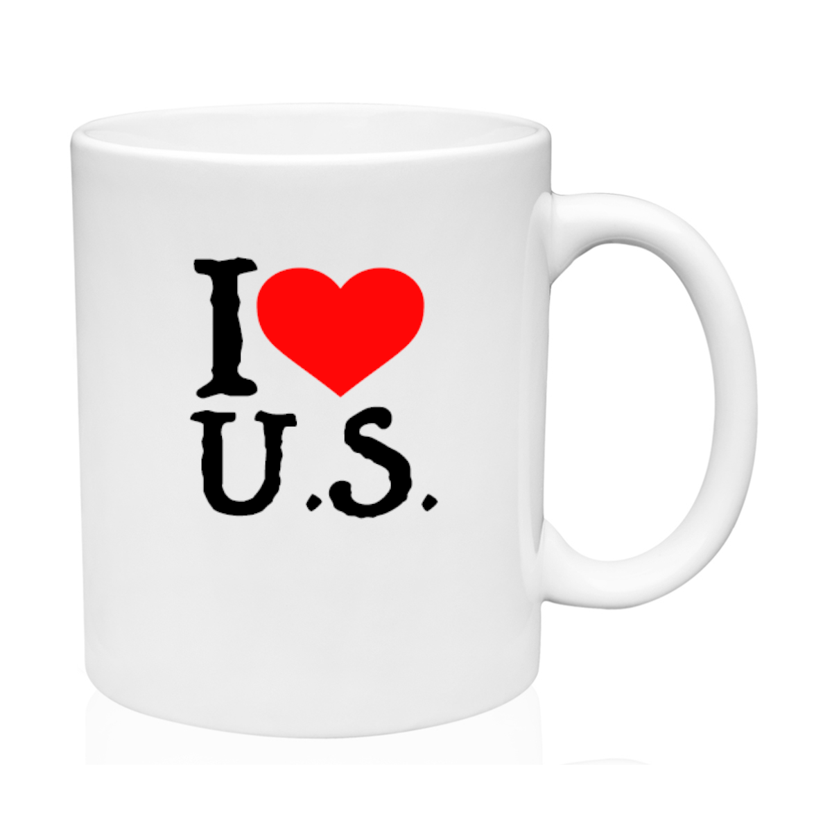 I Love USA Mug 11oz