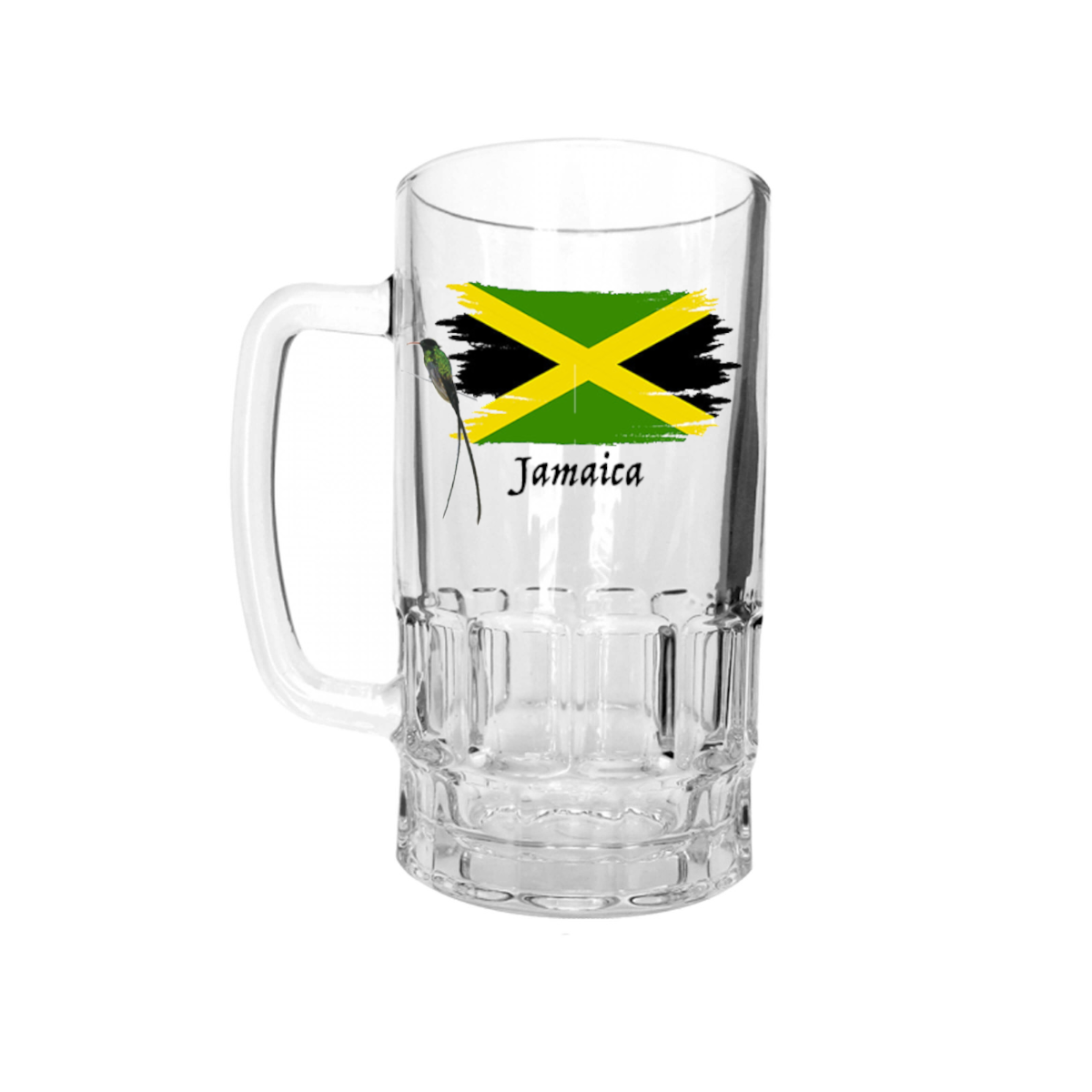 AGAD Turista (I Love Jamaica Glass Beer Stein)