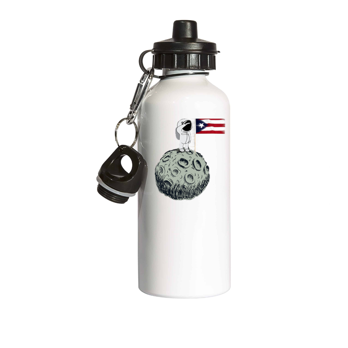 AGAD Puerto Rico (Boricua en la Luna Water Bottle)