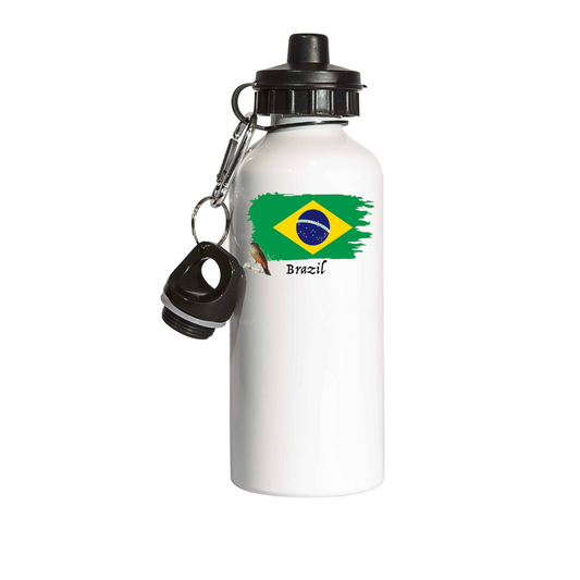 I Love Brazil 20oz Water Bottle
