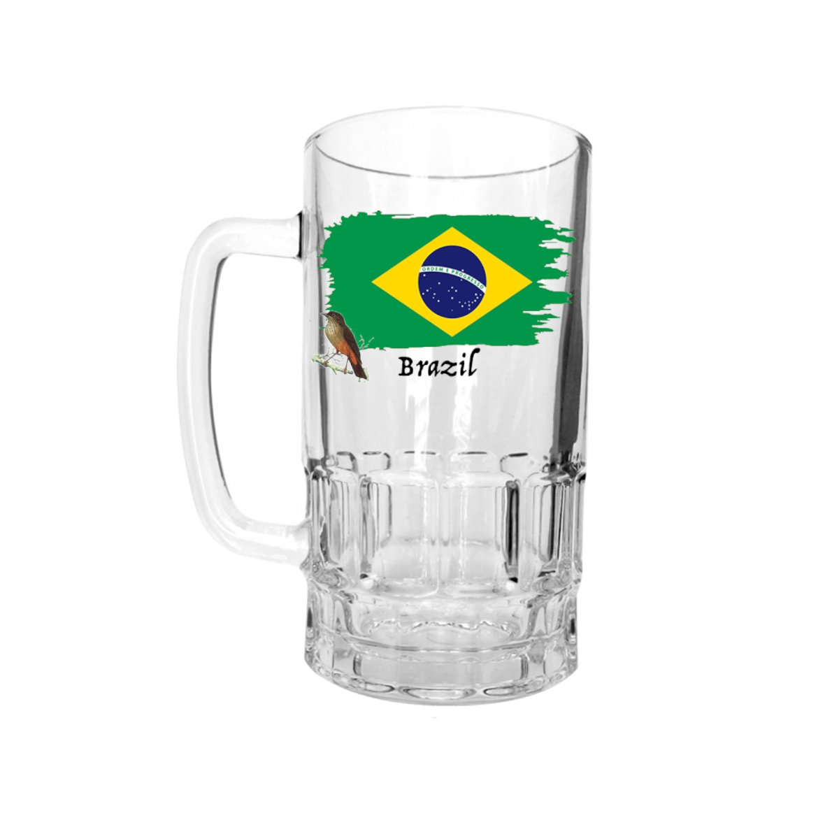 AGAD Turista (I Love Brazil Glass Beer Stein)