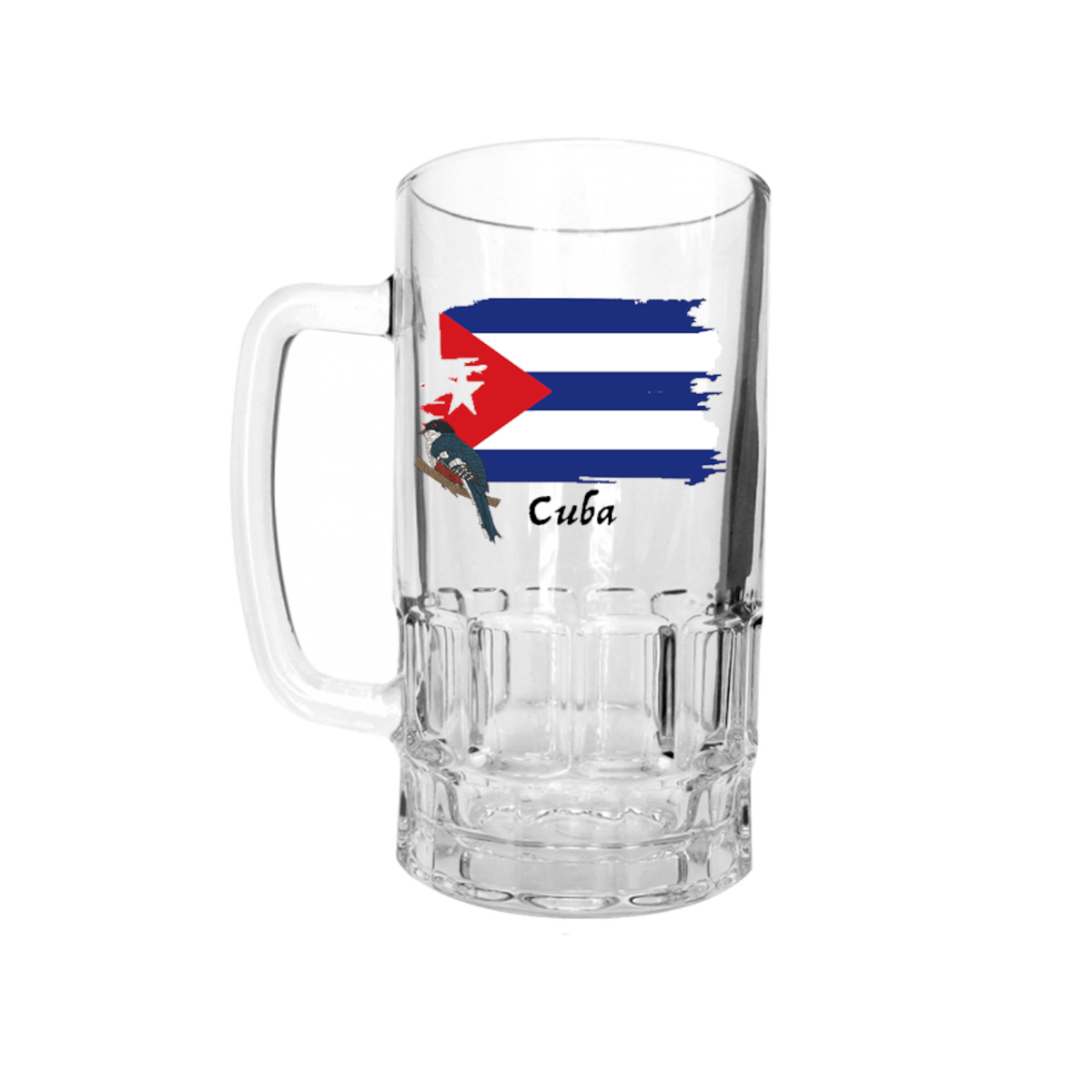 AGAD Turista (I Love Cuba Glass Beer Stein)