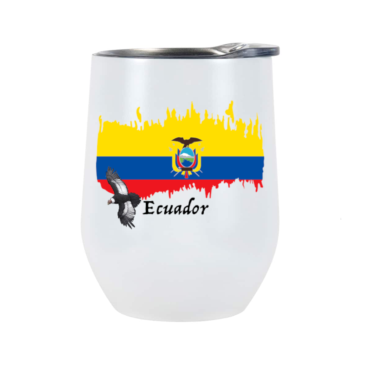 AGAD Turista (I Love Ecuador Wine Tumbler)