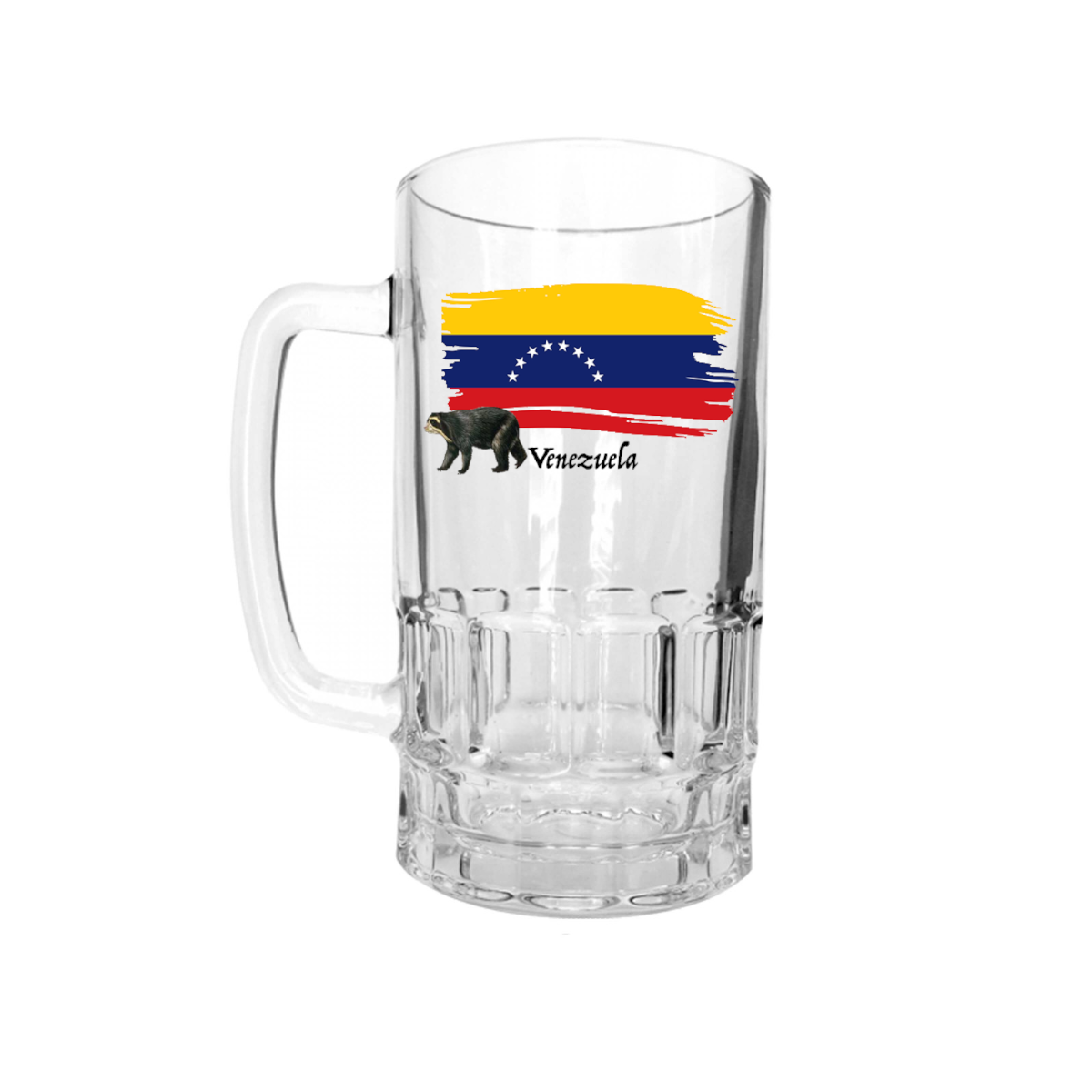 AGAD Turista (I Love Venezuela Glass Beer Stein)